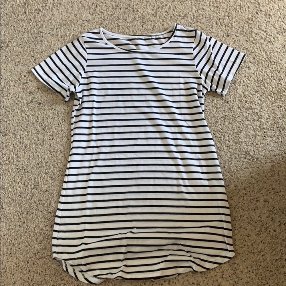 Striped T-shirt Dress